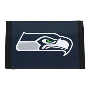 Officially Licensed NFL Seattle Seahawks Nylon Trifold Wallet